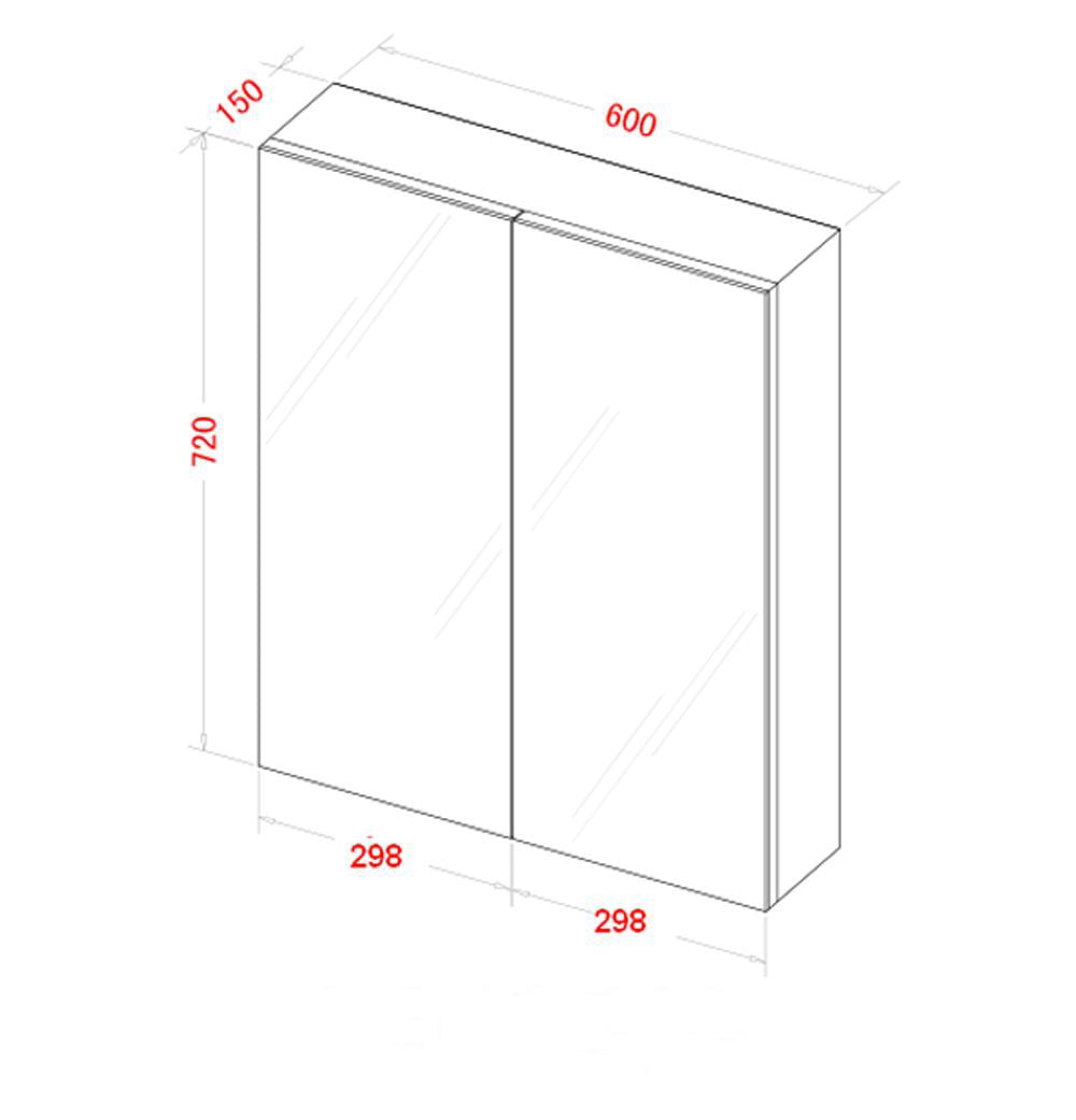 Rio MIRROR CABINET
