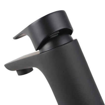Sanalino Matte Black Basin Mixer