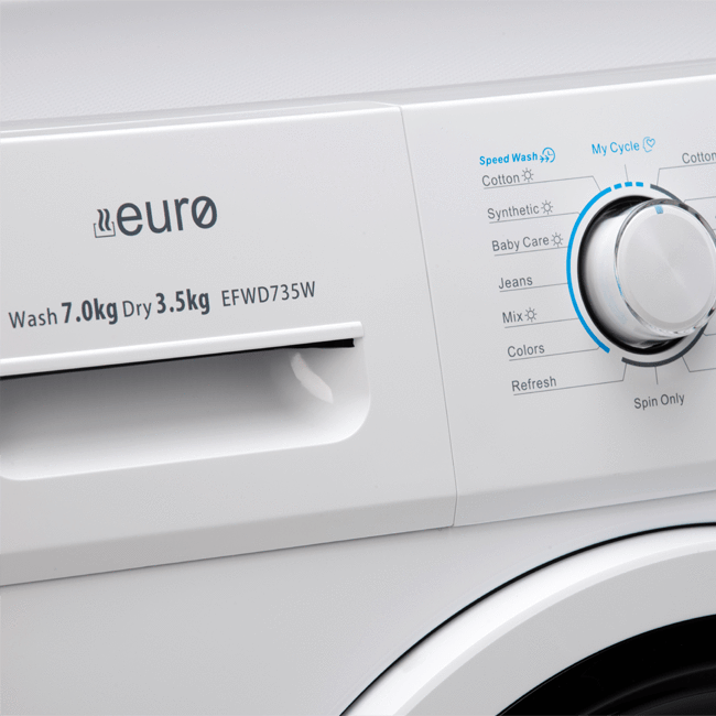 EFWD735W – 7KG / 3.5KG Front Load Washer / Dryer Combo