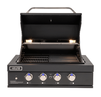 EAL900RBQBL – 4 Burner Black Built-In BBQ
