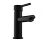Round Matt Black Basin Mixer