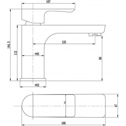 Chrome Basin Mixer Tap