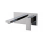 Chrome BathtubBasin Wall Mixer With Spout