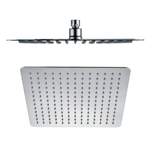 Super-slim Square Chrome Rainfall Shower Head 300mm