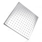 Square Chrome LED Rainfall Shower Head 250mm
