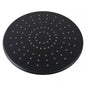 Round Black ABS Rainfall Shower Head 230mm