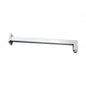 Square Chrome Brass Wall Mounted Shower Arm 400mm