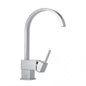 Gooseneck Chrome Kitchen Sink Mixer Tap