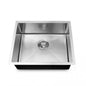 1.2mm Round Corner Stainless Steel Handmade Single Bowl TopFlushUndermount KitchenLaundry Sink 440*440*205mm