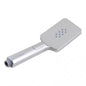 Square 3 Functions Chrome Rainfall Hand Held Shower Head