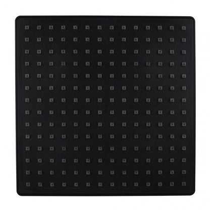 9" Square Black ABS Rainfall Shower Head