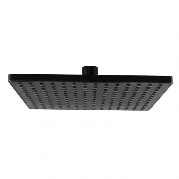 9" Square Black ABS Rainfall Shower Head