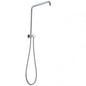 Round Chrome Shower Station without Shower Head and Handheld Shower