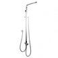 Square Chrome Shower Station without Shower Head and Handheld Shower