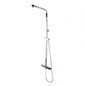 Square Chrome Thermostatic Shower Station without Shower Head and Handheld Shower