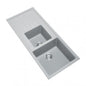 Carysil Vivaldi Concrete Grey 1 and 1/2 Bowl  Granite Kitchen Sink 1160*500mm