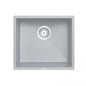 457 x 406 x 200mm Carysil Concrete Grey Single Bowl Granite Stone Kitchen/Laundry Sink Top/Flush/Under Mount