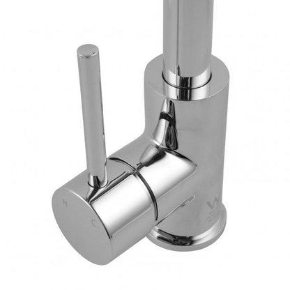 Electroplated Brass Chrome Swivel Spout Kitchen Mixer Tap