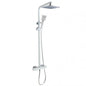 8'' Square Chrome Shower Station Top/Bottom Inlet