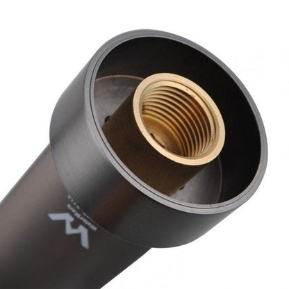 Brushed Gun Metal Grey Bathtub/Basin Wall Spout