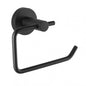 Round Black Toilet Paper Roll Holder