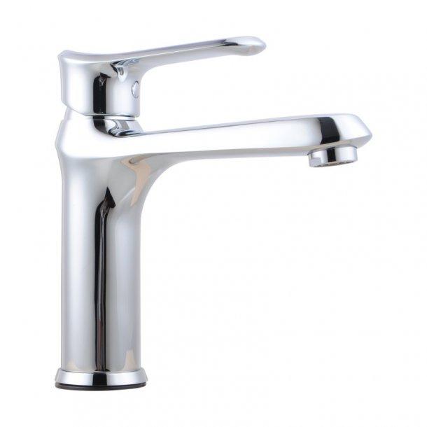 Bathroom Brass Chrome Short Basin Mixer Tap