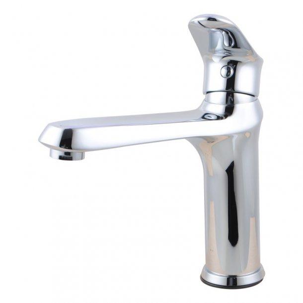 Bathroom Brass Chrome Short Basin Mixer Tap