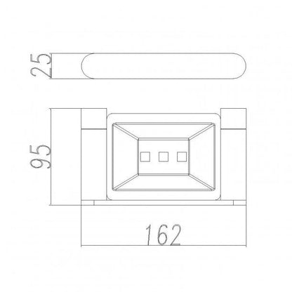 Gun Metal Grey Soap Dish Holder