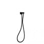 Square Black Hand Shower Rail without Handheld Shower