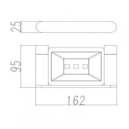 Chrome Soap Dish Holder Stainless Steel Wall Mounted