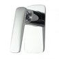 Square Chrome ShowerBath Wall Mixer
