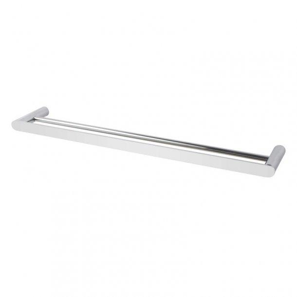 Chrome Double Towel Rail 800mm Stainless Steel 304 Wall Mounted