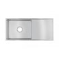 304 Stainless Steel Hand-made Single Bowl Kitchen Sink(Round Edges) 960*450*230mm