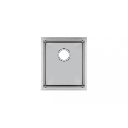 390x450x215mm 1.2mm Handmade Top/Undermount Single Bowl Kitchen Sink