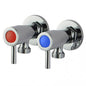 Bathroom Round 1/4 Turn Washing Machine Stop Taps(one pair)