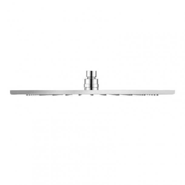 Square Chrome Brass Rainfall Shower Head 300mm