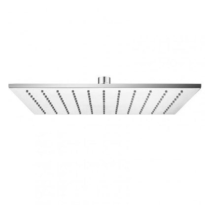 Square Chrome Brass Rainfall Shower Head 300mm
