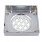 115*115mm Brass Chrome Smart Tile Insert Floor Waste Shower Grate Drain(90mm Outlet)