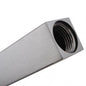 Square Gun Metal Grey Ceiling Shower Arm 600mm