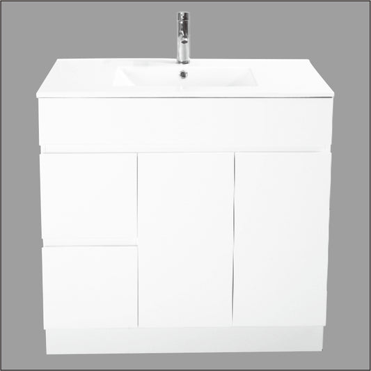900 Vanity Unit - Lucas Slim Series - Free Standing