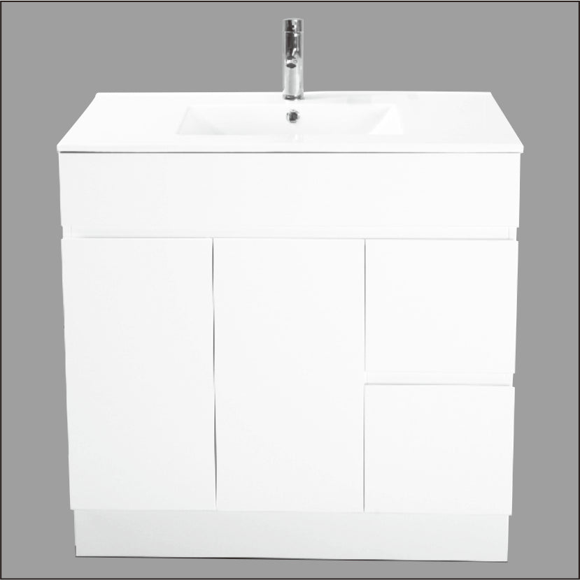 900 Vanity Unit - Lucas Slim Series - Free Standing