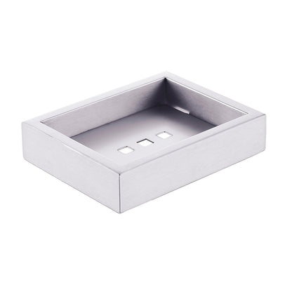 Cavallo Brushed Nickel Square Soap Dish