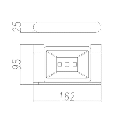 Esperia Chrome Soap Dish Holder