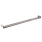 Cavallo Brushed Nickel Square Single Towel Rail 801mm