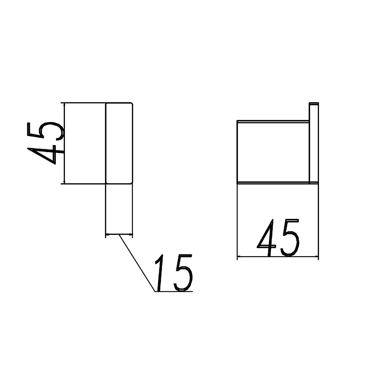 Cavallo Chrome Square Double Robe Hook