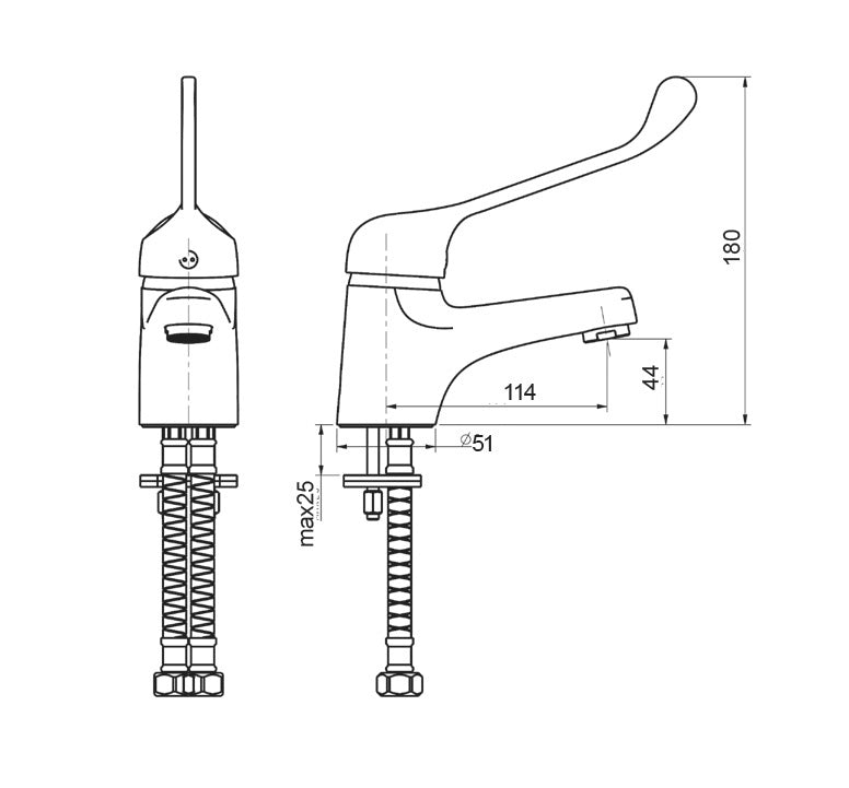 Disabled BASIN MIXER