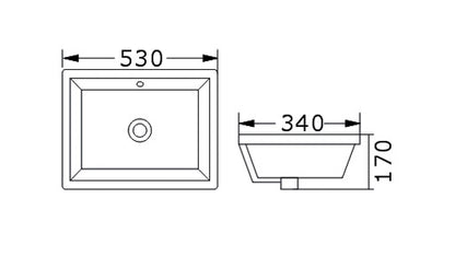 BA130 — Under Counter Basin