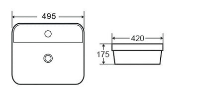 BA330 — Drop-in Basin