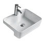 Semi Recessed Basin