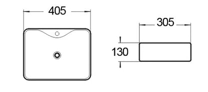 440x440x100  Basin